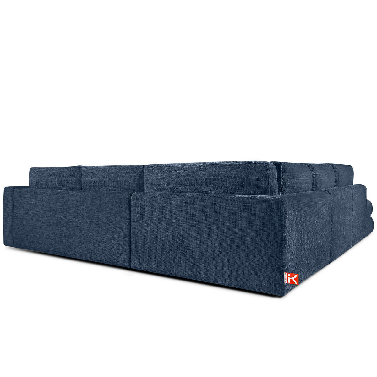 ECKSOFA rechts VERUS - Dunkelblau, Holz/Holzwerkstoff (297/248cm) - KONSIMO®