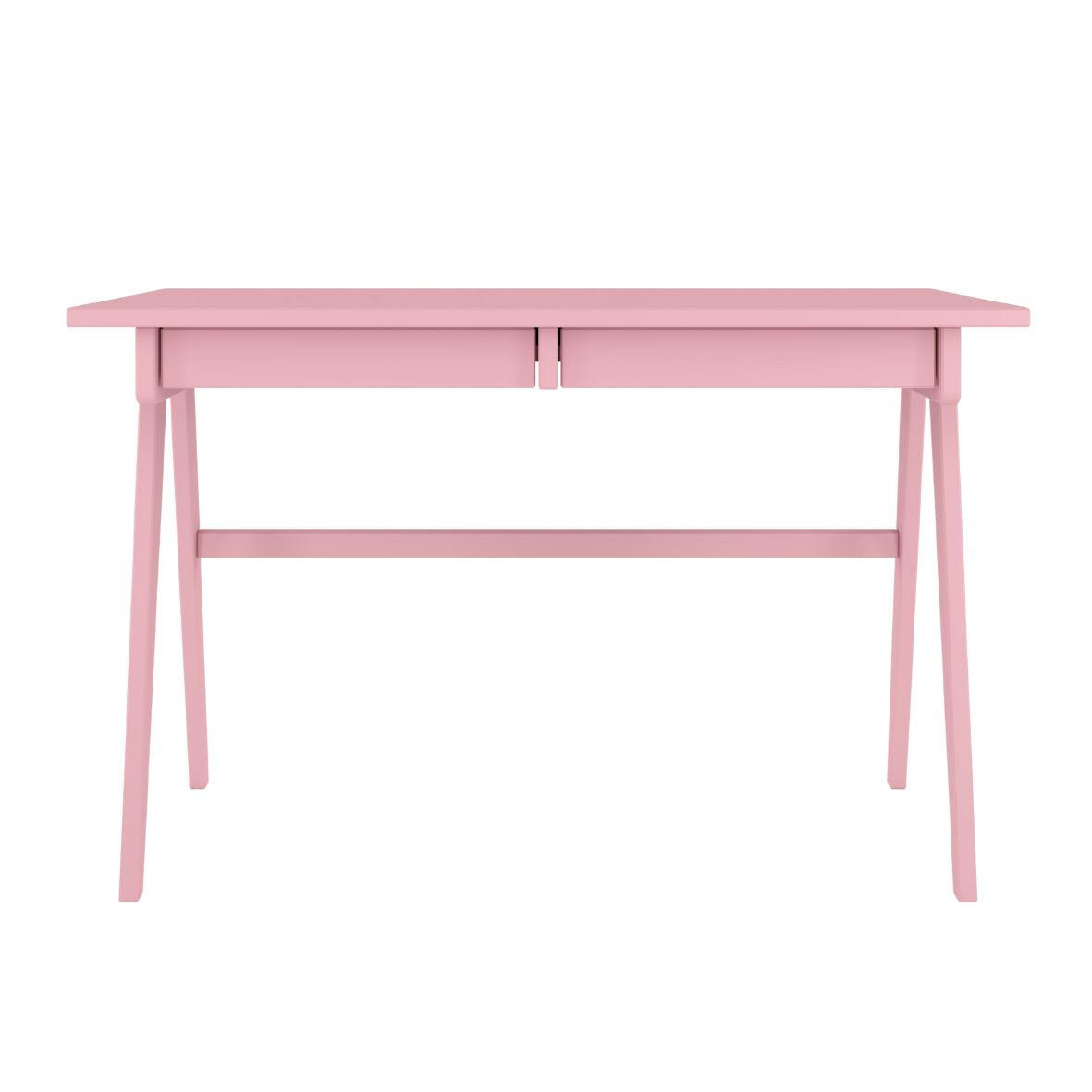 SCHREIBTISCH Edda, 120/65/75 cm in Pastellrosa, Buchenholz - Hellrosa, Holz/Buchenholz (65/120/75.5cm) - Visby