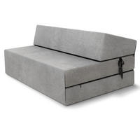 KLAPPMATRATZE SUZI MAXI - Grau, Textil (120/200cm) - FDM