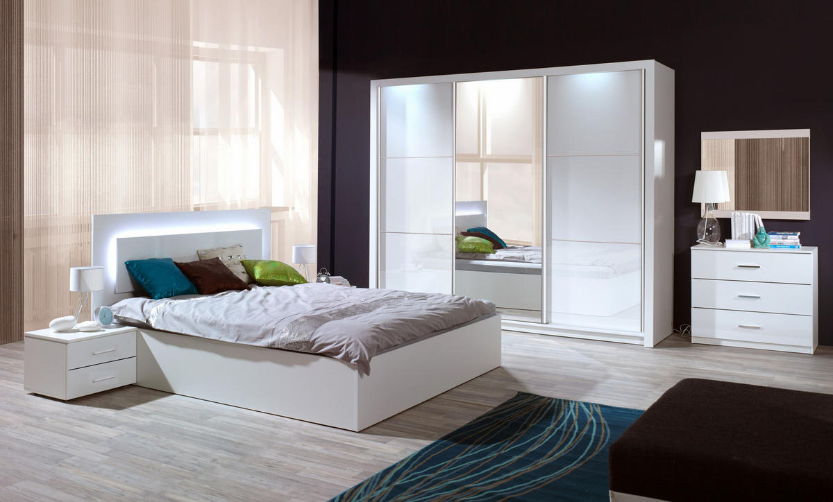 KOMMODE ALVORN 93/80,5/42cm mit 3 Schubladen Türen Weiß - Weiß, Holzwerkstoff (93/80.5/42cm) - MASSENO