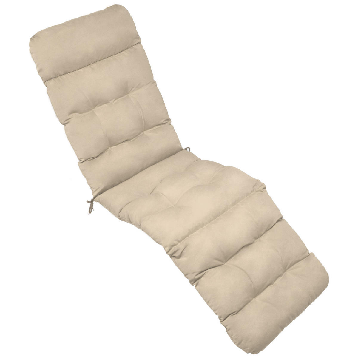 DECKCHAIRAUFLAGE Flair DC 200/50/8cm Natur - Naturfarben, Textil (50/8/200cm) - Beautissu 