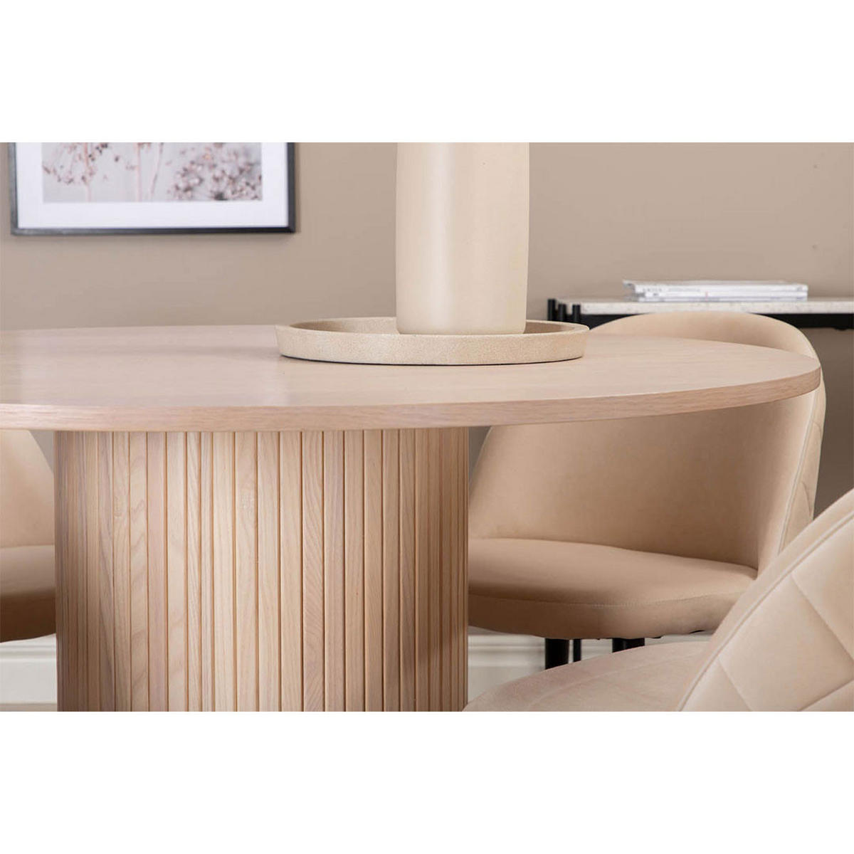 ESSGRUPPE 5-TLG. Bianca Beige - Beige, Holz/Holzwerkstoff (110/74/110cm) - ebuy24