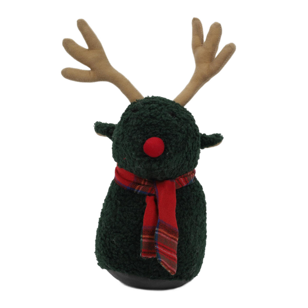 TÜRSTOPPER Rentier - Grün, Textil (20/22cm) - Home Styling Collection