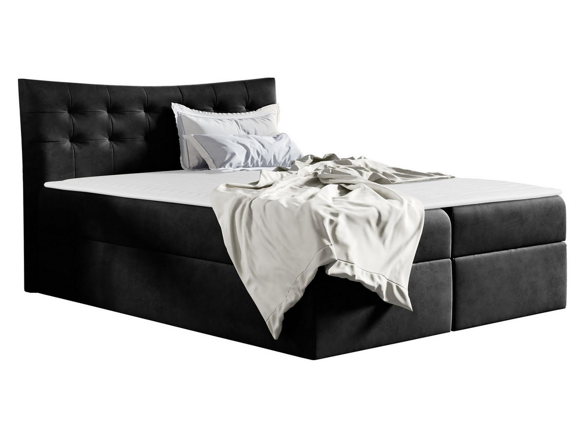 BOXBETT Havana - Schwarz, Holz (120/200cm) - MIRJAN24