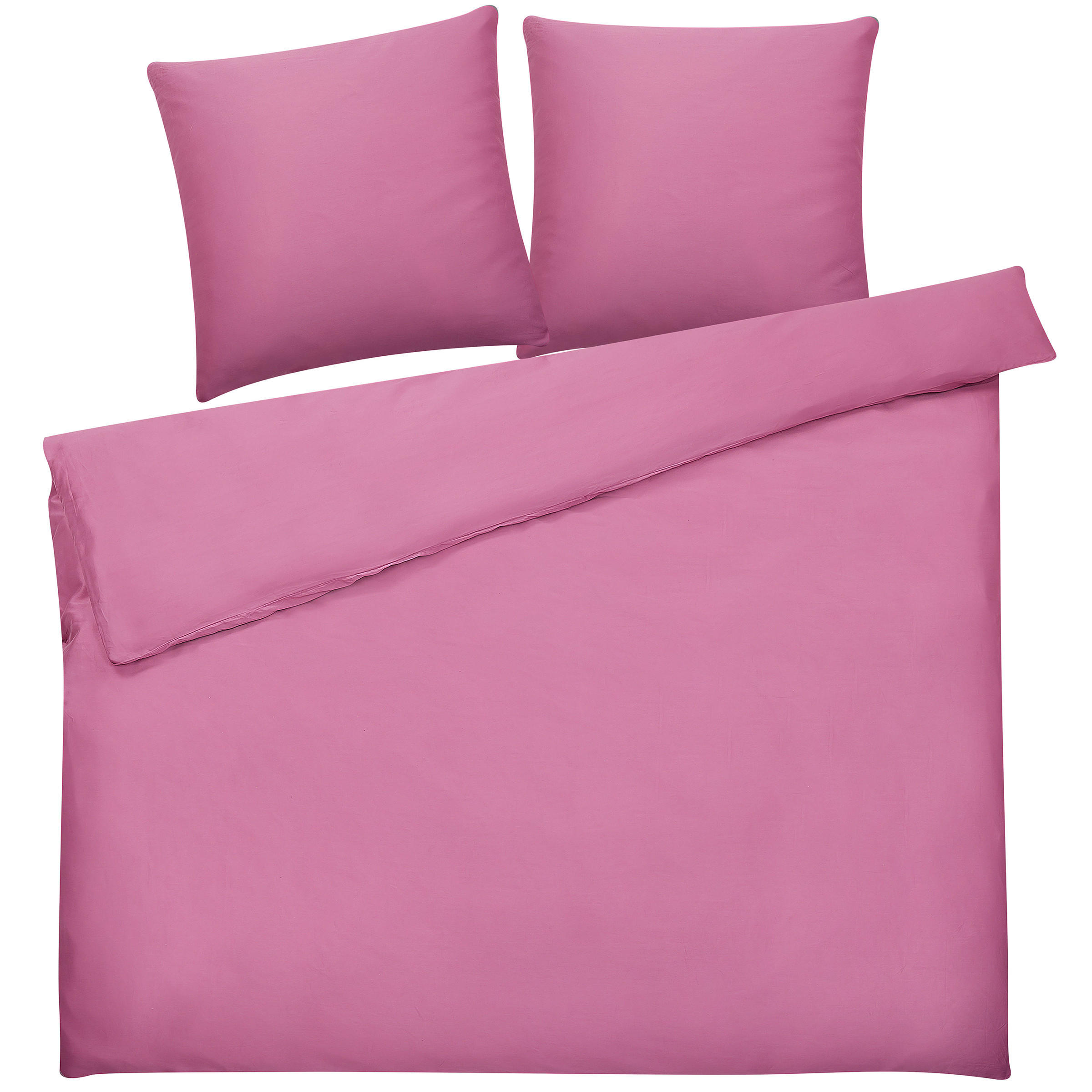BETTWÄSCHE SET Harmonridge 200x220 cm - Pink, Textil (200/220cm) - Beliani