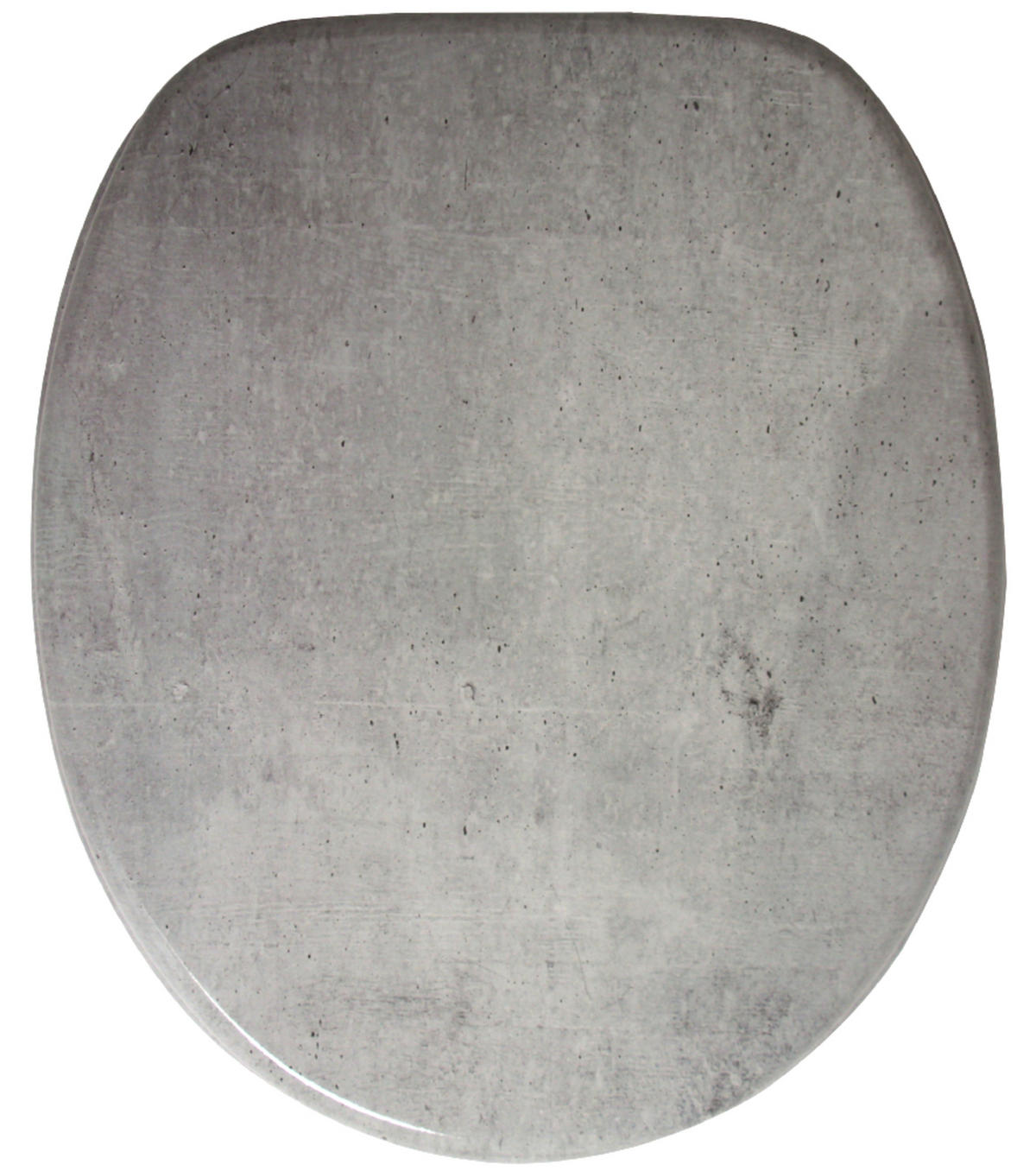 WC-SITZ mit Absenkautomatik Beton - Grau, Holzwerkstoff (38/6/47cm) - Sanilo