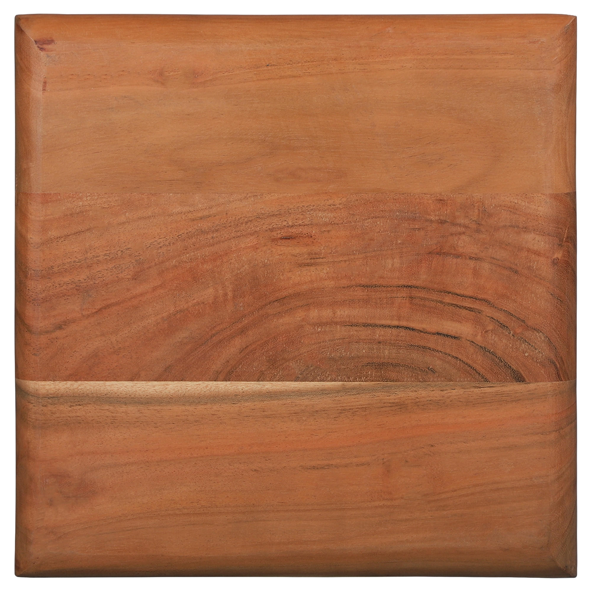 BEISTELLTISCH rechteckig Natur/Schwarz 30/45/30 cm - Schwarz, Metall (30/30/45cm) - WOMO-DESIGN