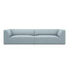 SOFA Ruby aus Cord hellblau 4 Sitzplätze - Hellblau, Textil (93/69/302cm) - Micadoni