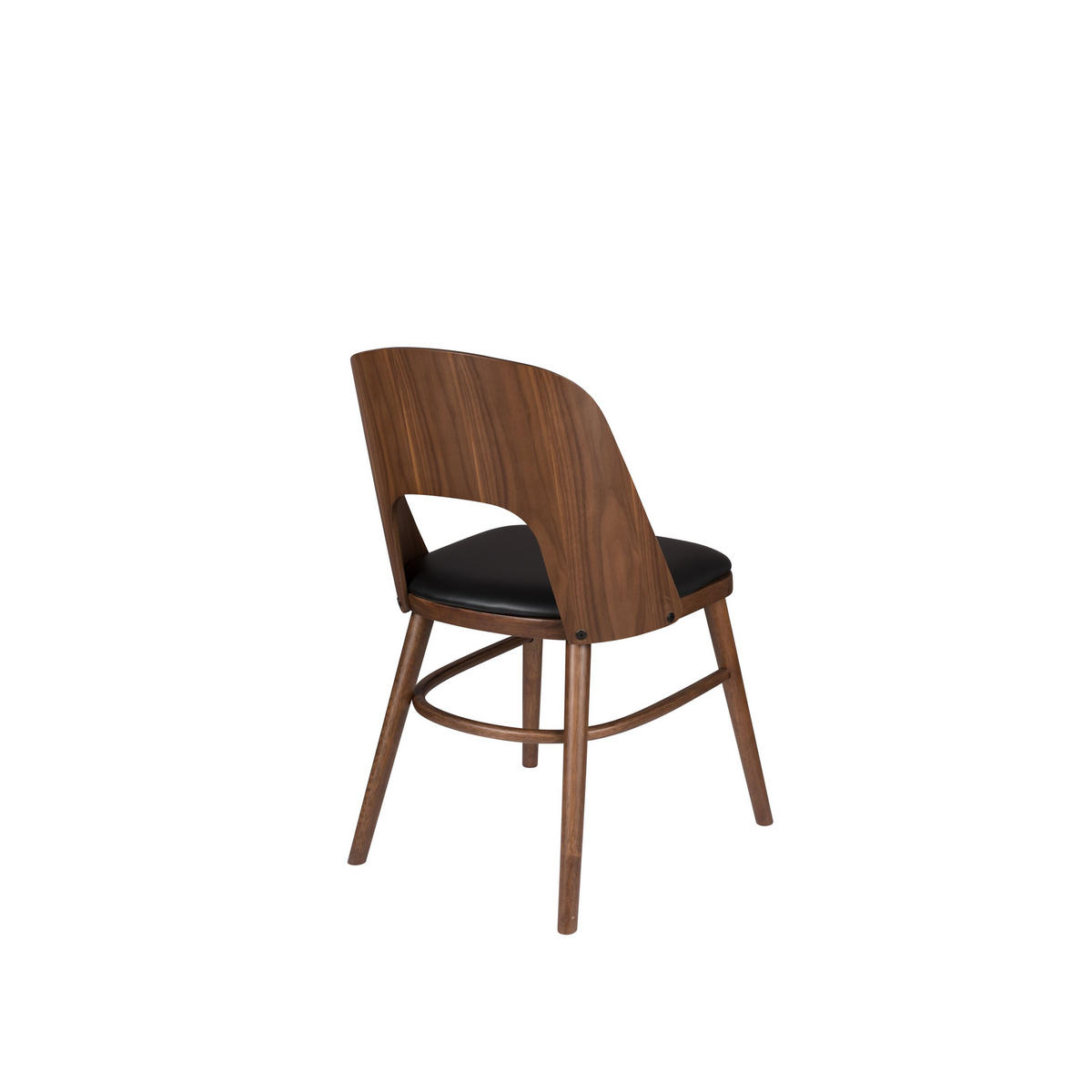ESSZIMMERSTUHL Talika Braun - 2 er Set - Schwarz/Braun, Holz (45/81.5/59cm) - Dutchbone
