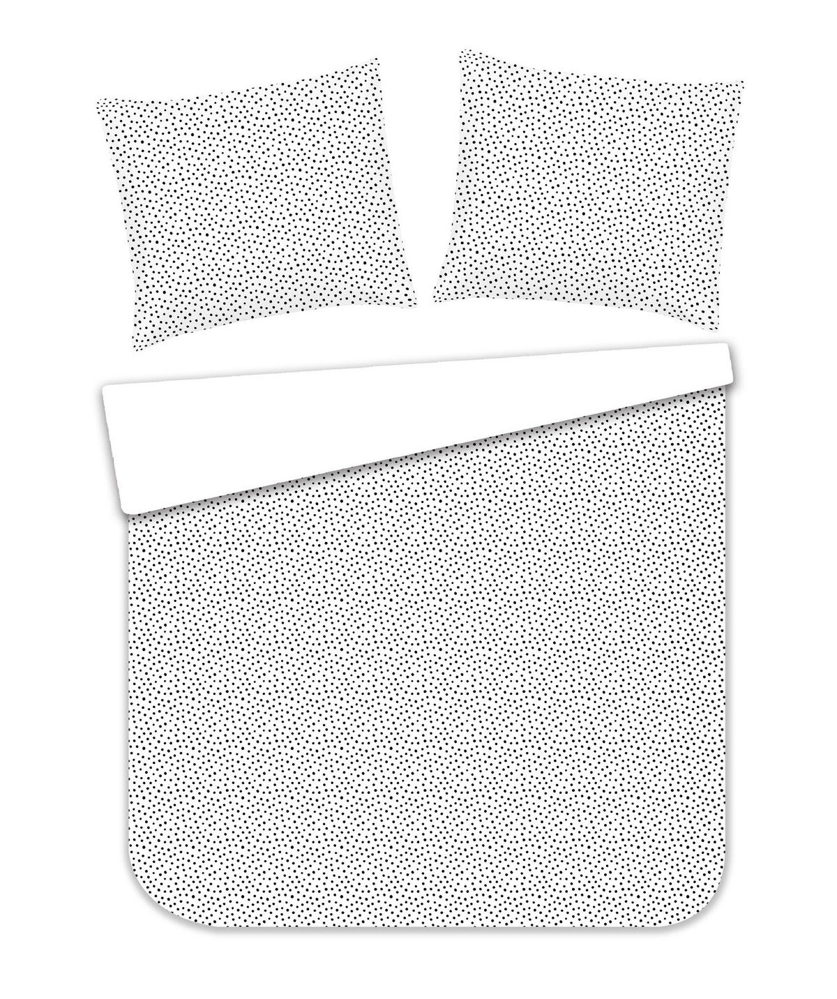 BETTWÄSCHE Folmina - Weiß, Textil (200/220cm) - home&you