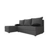 ECKSOFA HEWLET L Sawana 05 Links mit Schlaffunktion - Grau, Textil (200/140cm) - Bedante