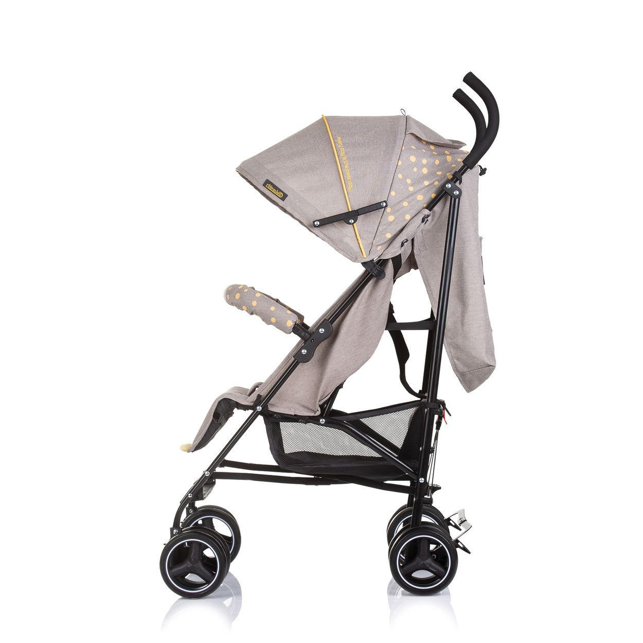 BUGGY Milano hellgrau Buggy bis 22 kg, Rückenlehne verstellbar, faltbar - Hellgrau/Grau, Metall (60/49/105cm) - Chipolino