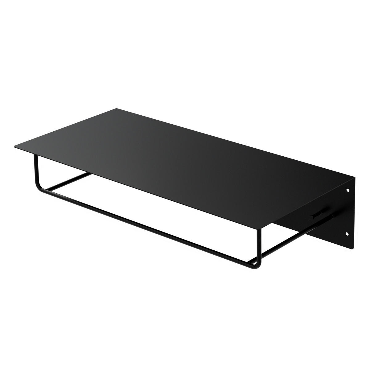KLEIDERSTANGE - Schwarz, Metall (30/6.5/60cm) - ML-DESIGN