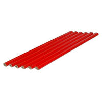 ZIMMERMANNSBLEISTIFTE, 250 mm, 6-tlg. - Naturfarben, Kunststoff (223/65/5cm) - BGS technic