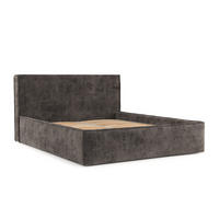 POLSTERBETT Sato mit Stauraum 160/200 cm Braun im Terra NW Stoff - Schwarz/Naturfarben, Holz/Holzwerkstoff (160/200cm) - AltaBeds