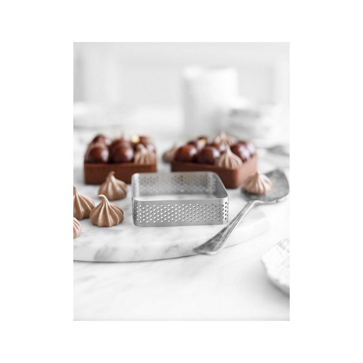 TORTENRING Silber 7/7/2 cm P02164 - Silberfarben, Metall (7/2/7cm) - Patisse 