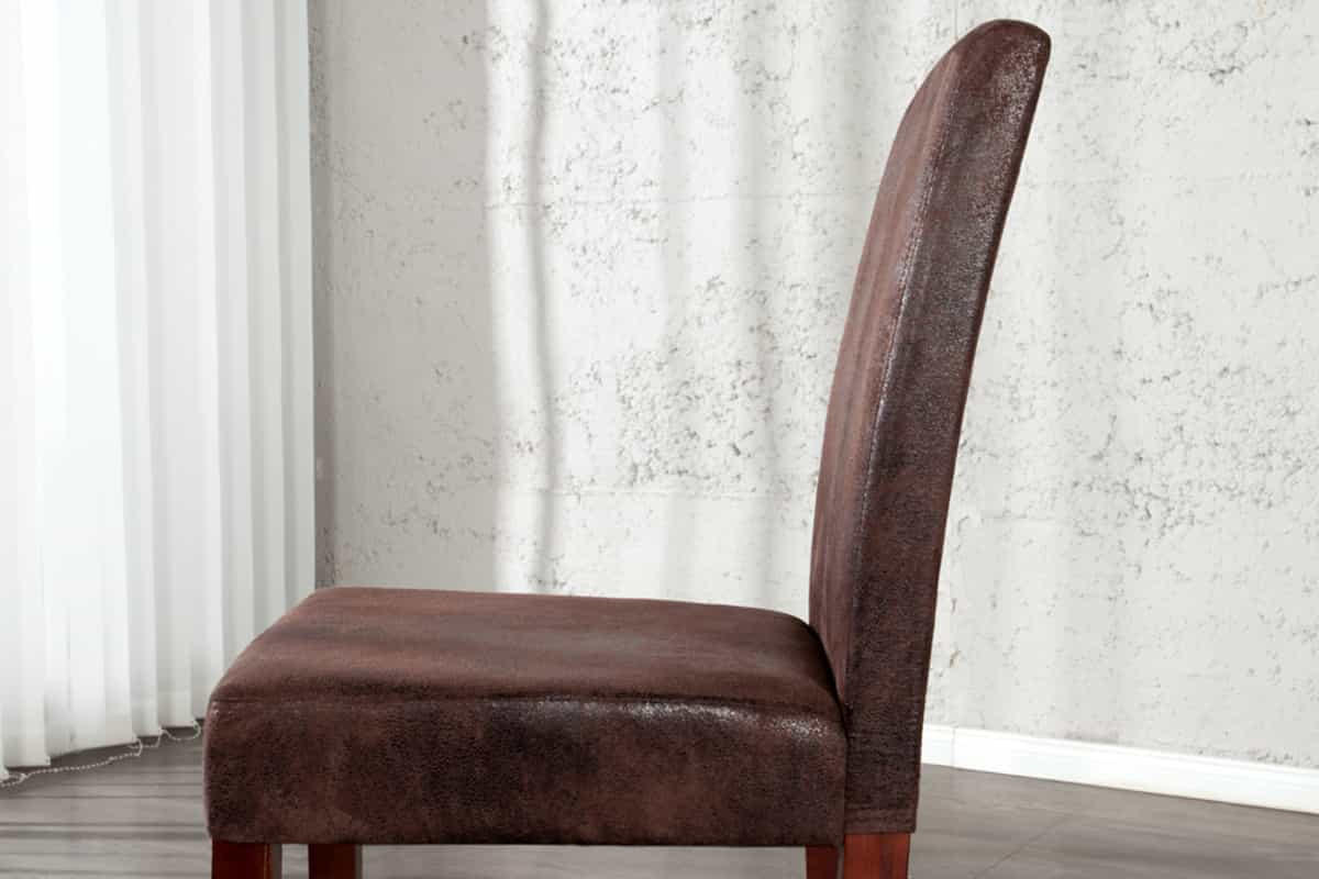 STUHL GENUA Microfaser Braun 90 cm - Braun, Holz/Textil (40/90/50cm) - riess-ambiente