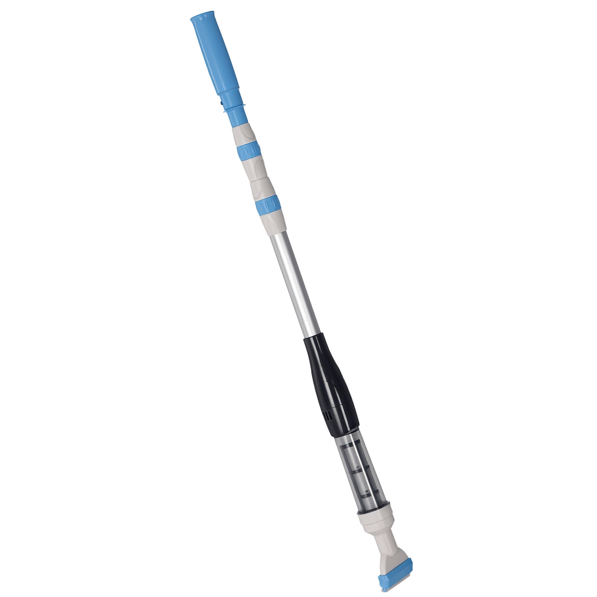 POOLSAUGER DE-18875 kabellos, Teleskopstiel - Blau, Kunststoff (6/162/6cm) - ComfortXL