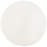 LUXUS HOCHFLOR SHAGGY TEPPICH DREAM RUND - Creme, Textil (100/100cm) - Snapstyle