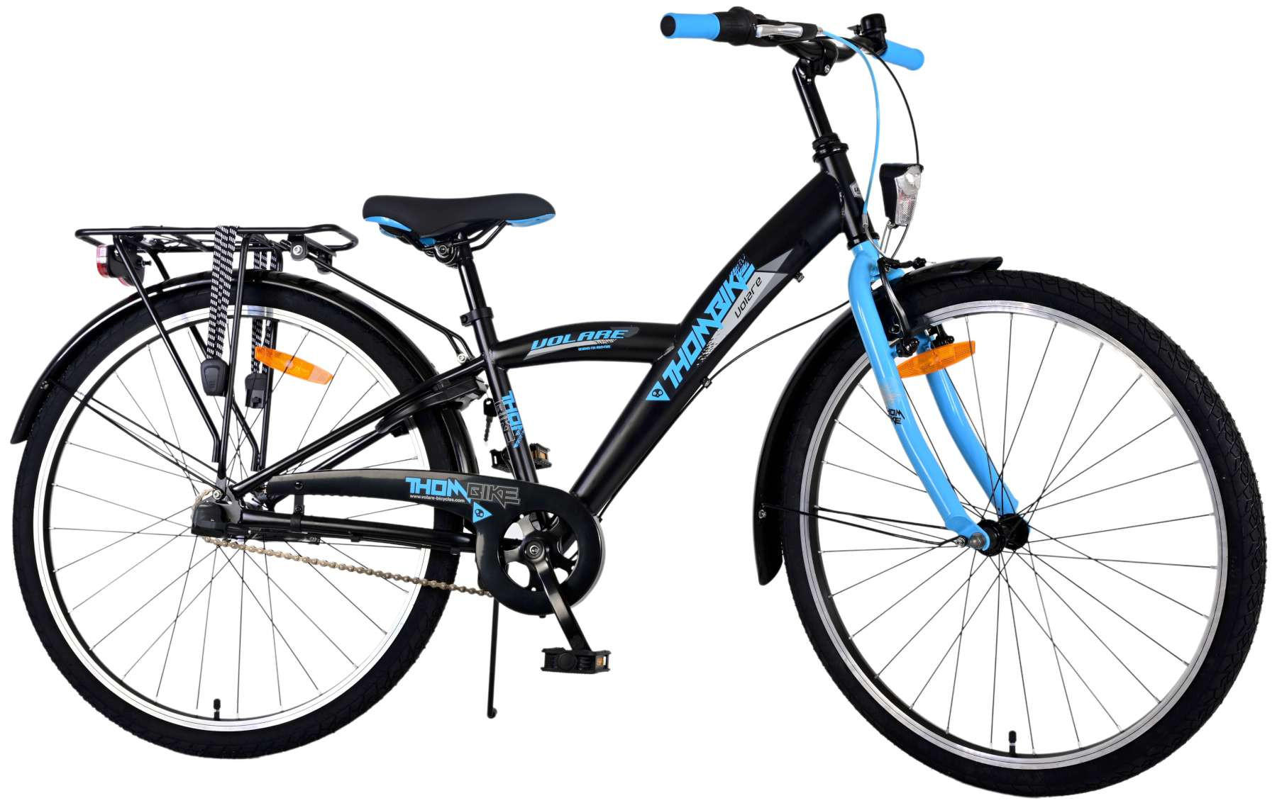 KINDERFAHRRAD Thornbike - Jungen - 26 Zoll - Rücktritt + Handbremse - 3 Gänge - Blau - Blau, Metall (77cm) - TPFSports