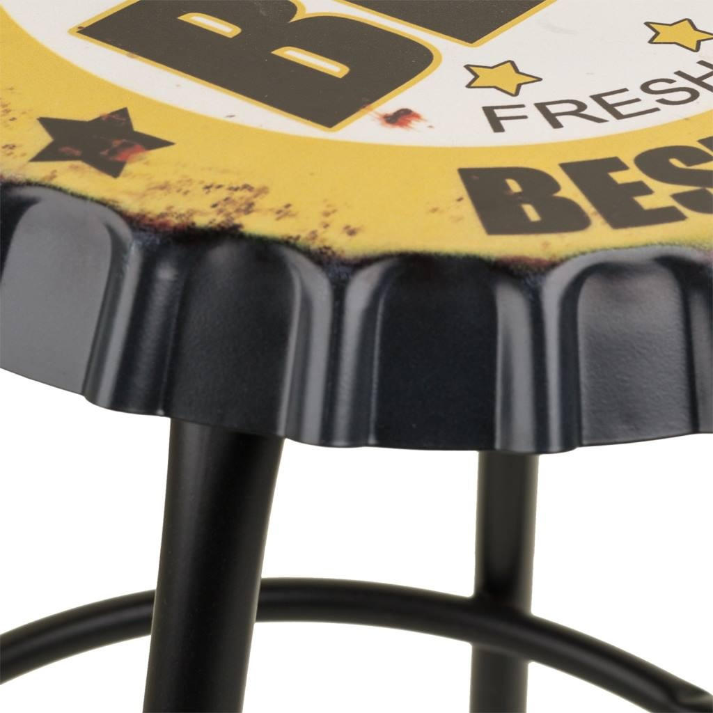 Thumbnail - Wanderlust Hocker, Weiß, Metall, 35x46x35 cm, Wohnzimmer, Hocker, Sitzhocker