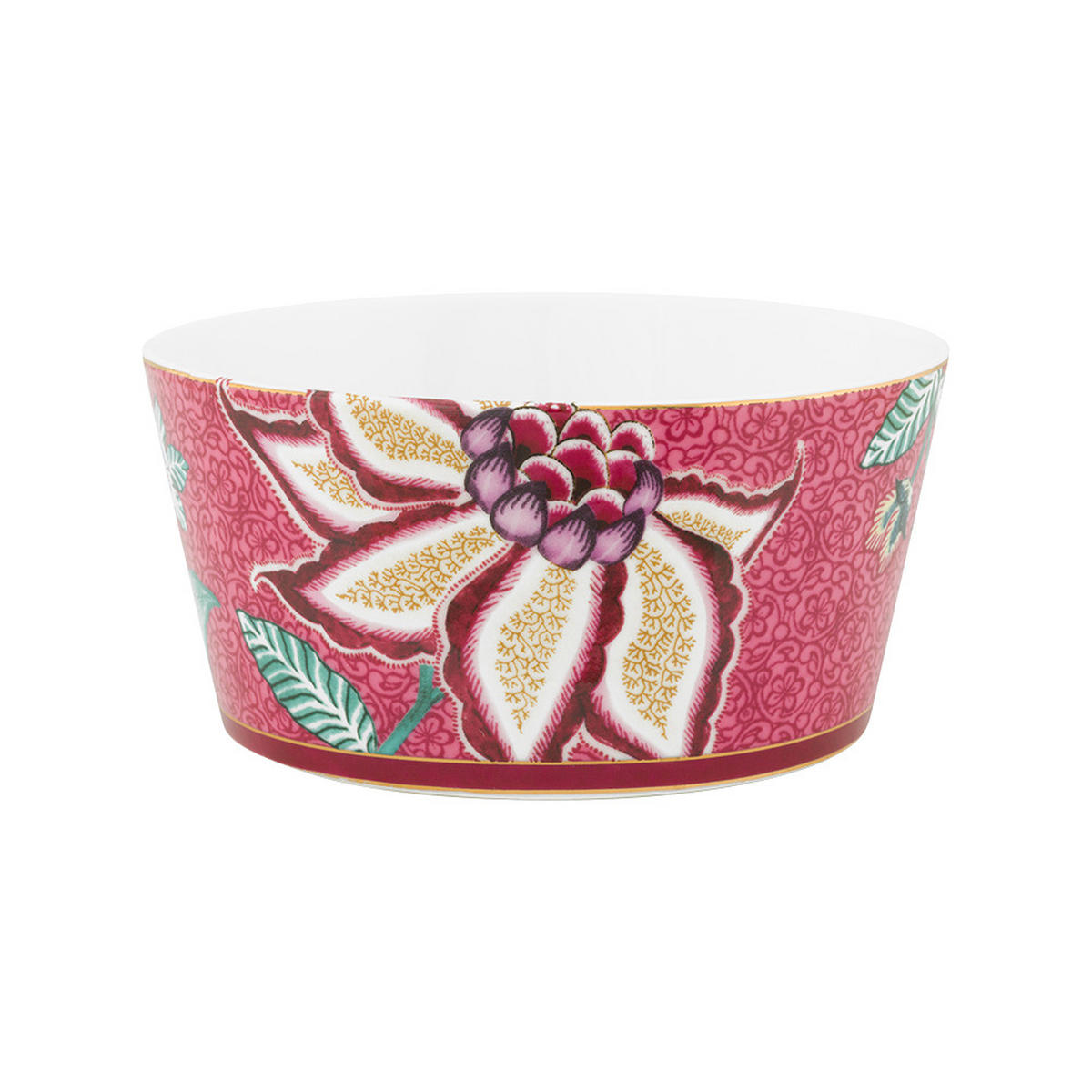 GESCHENKSET Schalen oriental blumenfestival dark rosa 12 cm - Rosa, Keramik - Pip Studio
