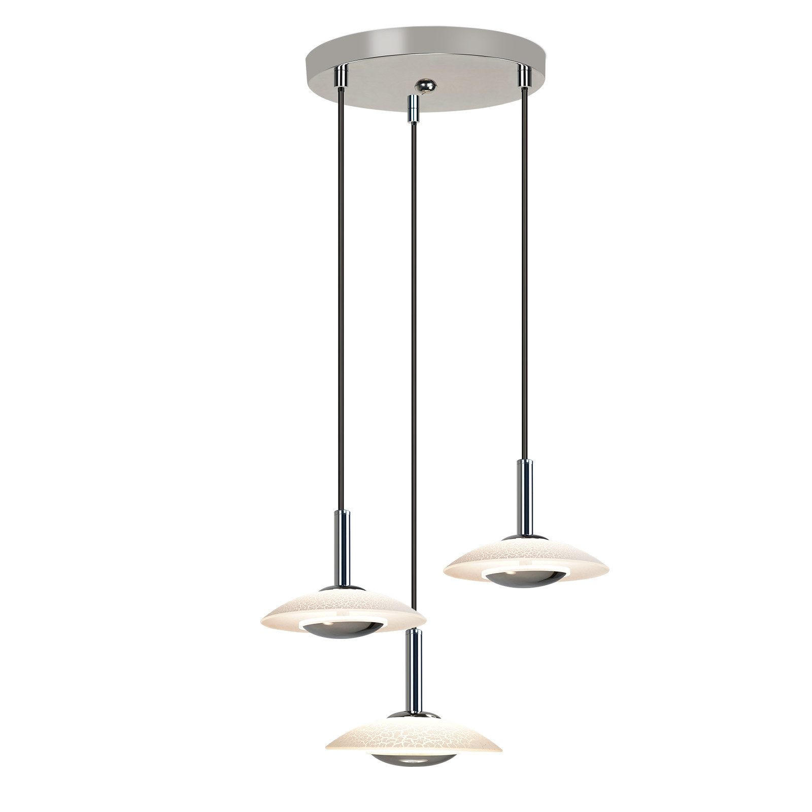 LED-PENDELLEUCHTE Yacovone 138/25/25cm - Chromfarben, Metall (138/25/25cm) - Nettlife