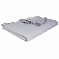 TAGESDECKE 230/250 cm - Grau, Naturmaterialien (230/250cm) - Atmosphera Createur d´interieur