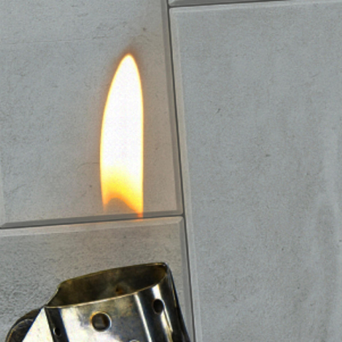 FLIESENAUFKLEBER 1 Stück 27,2 x 24 cm Selbstklebende Fliesen - Uva Cemento - Grau, Kunststoff (24/0.4/27.2cm) - Mazovia