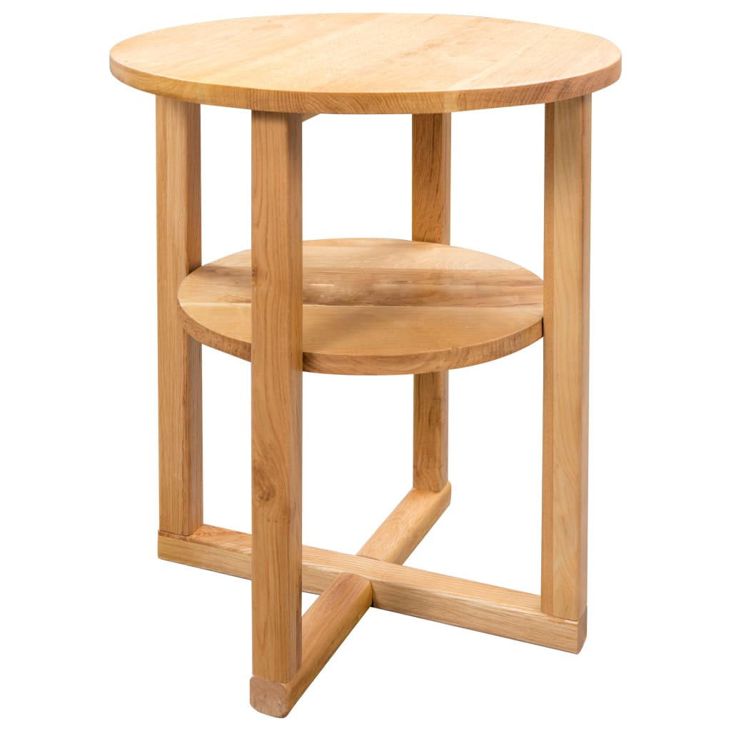 BEISTELLTISCH 40x50 cm Massivholz Eiche - Braun, Holz (40/40/50cm) - furnicato