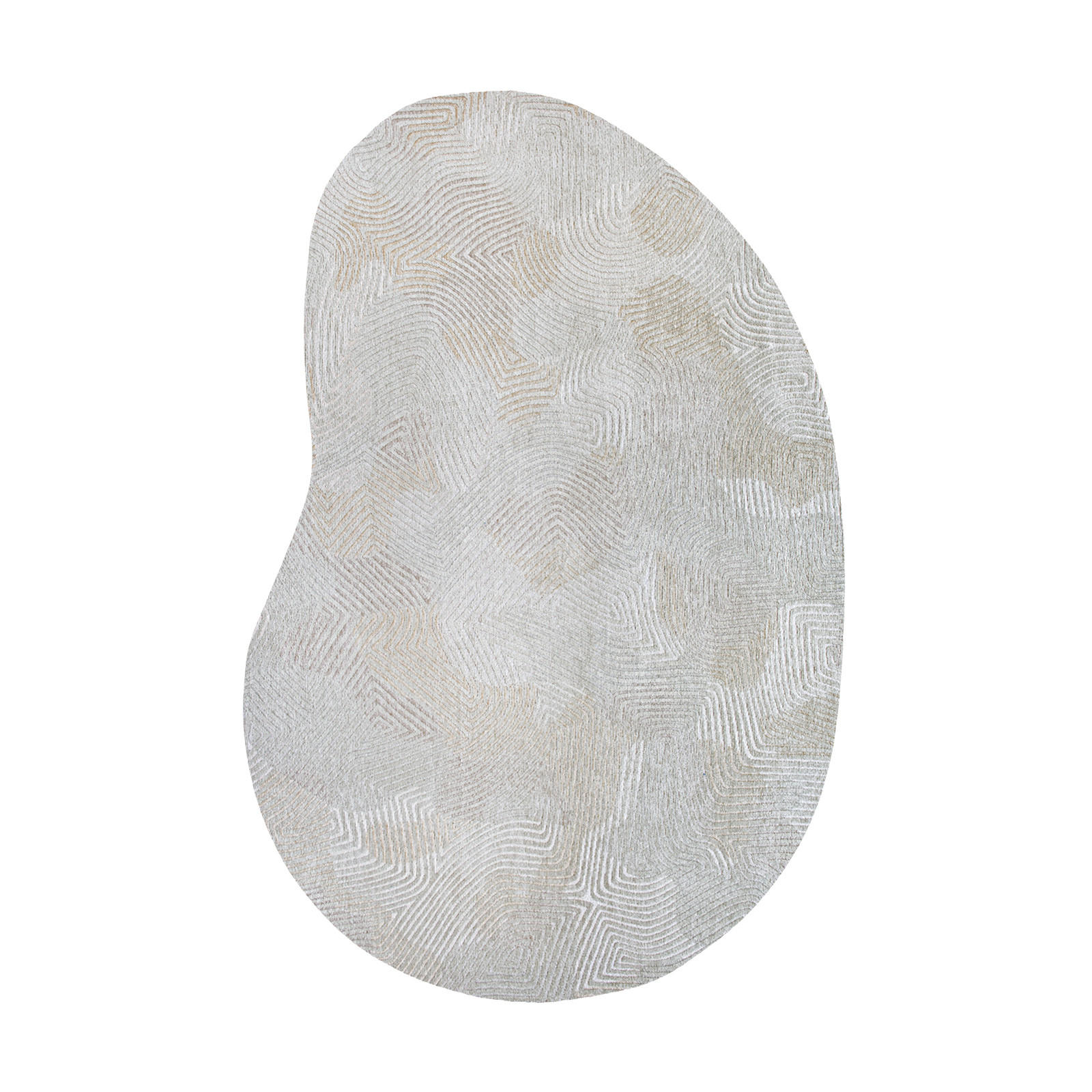 TEPPICH Shell Beige Meditation Coral 235/340 cm - Beige, Kunststoff/Textil (235/340cm) - Louis De Poortere