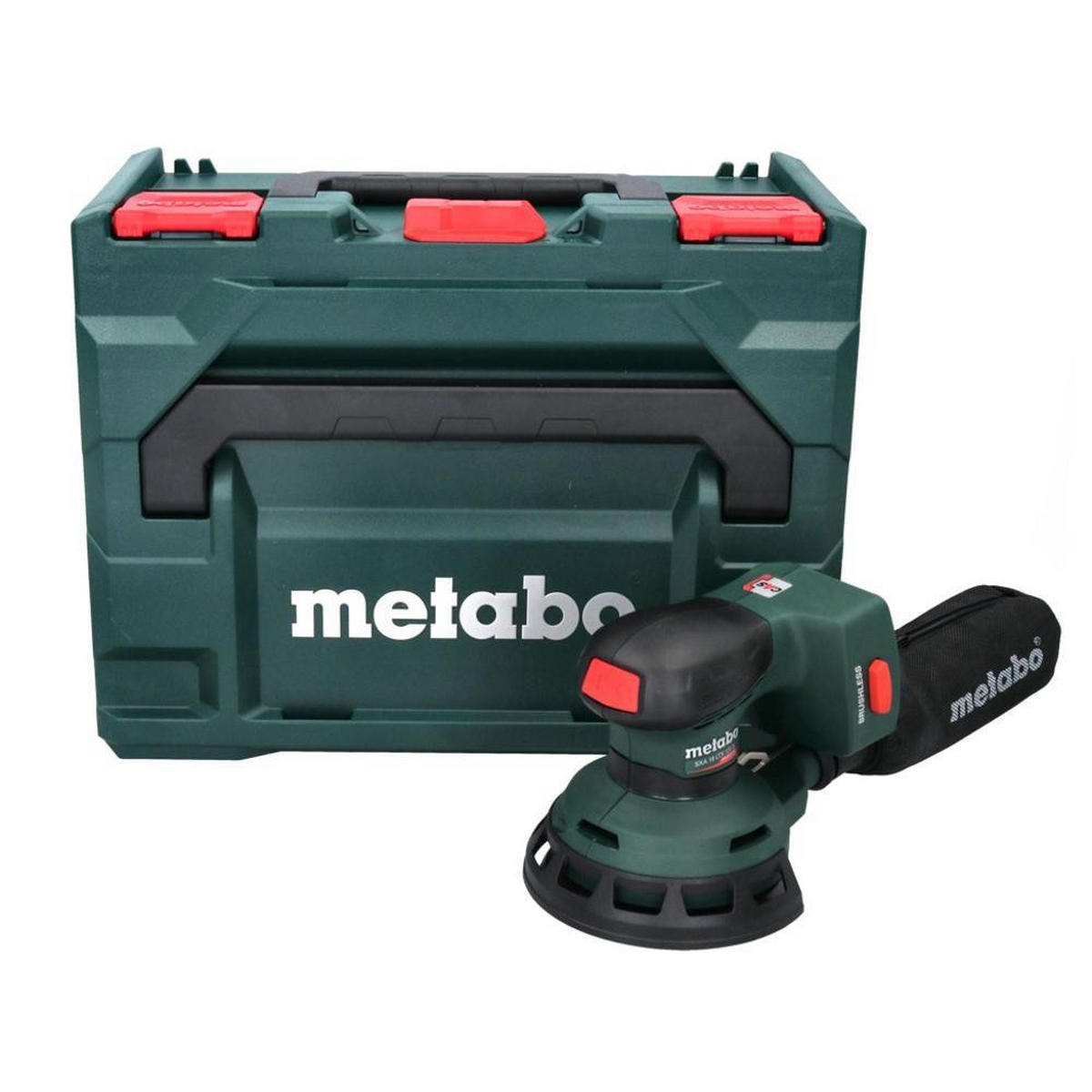 METABO SXA 18 LTX 125 BL Akku Exzenterschleifer 18 V 125 mm ( 600146840 ) Brushless + metaBOX - ohne Akku, ohne Ladegerät - Multicolor, Kunststoff (39.6/320/21.5cm) - Metabo
