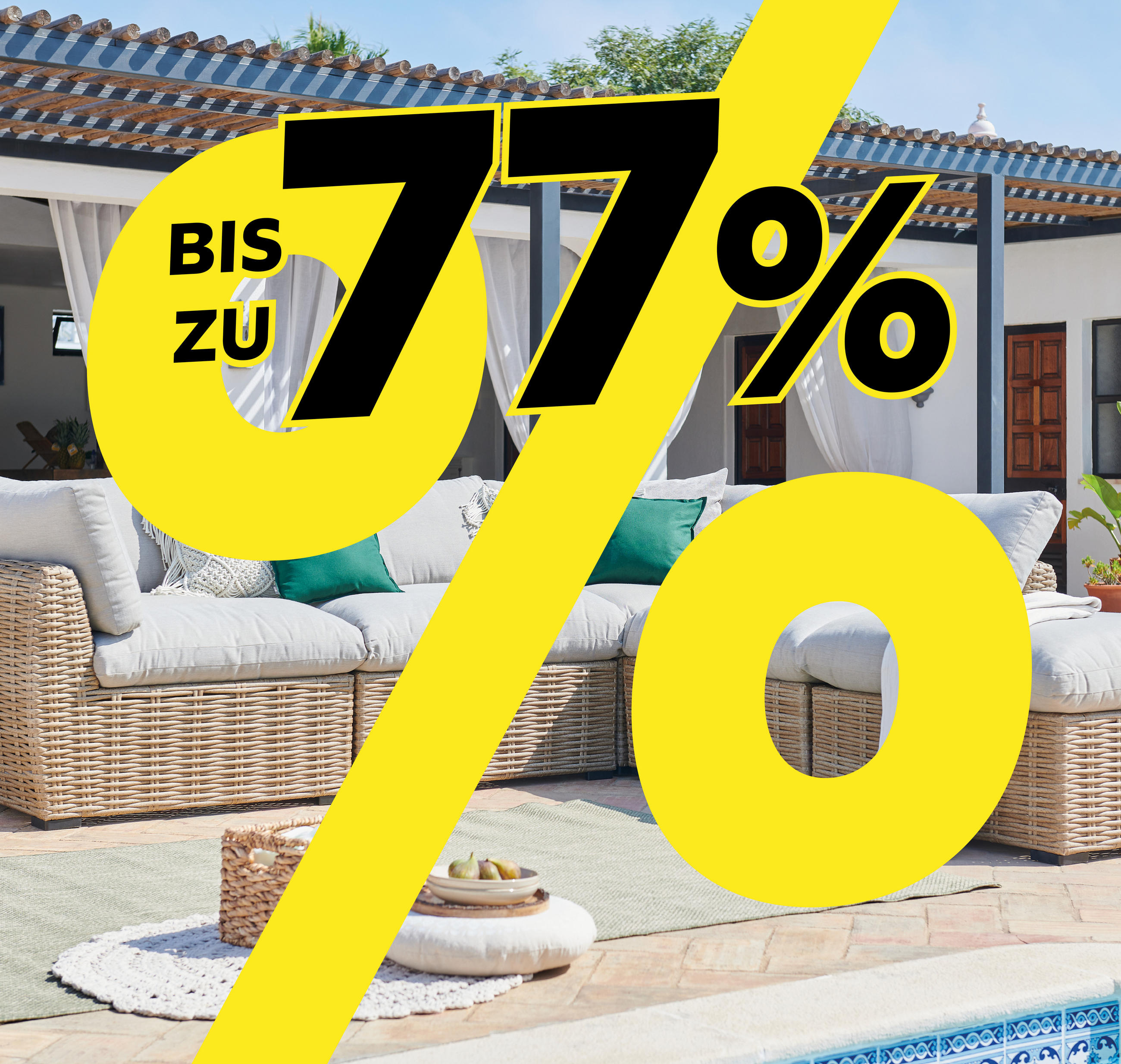 Bis zu 77% unter UVP