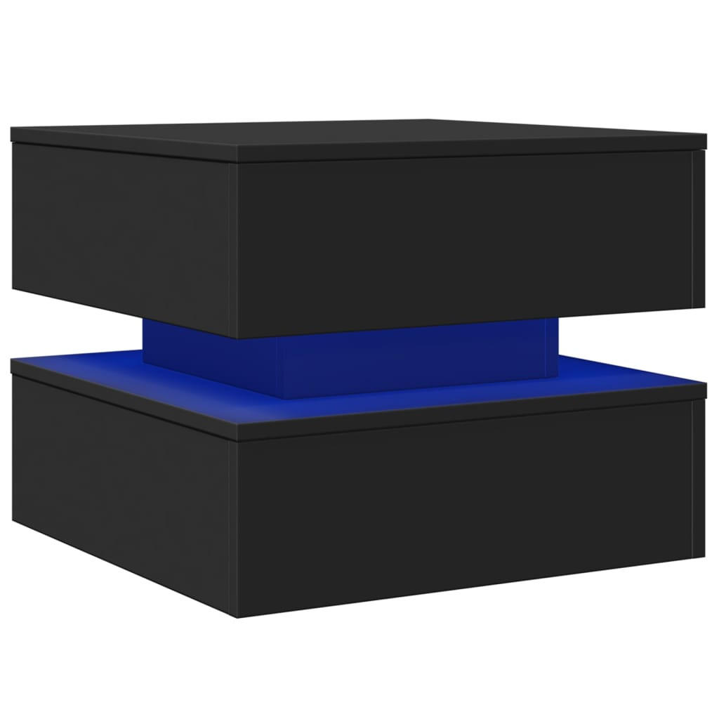 vidaXL Couchtisch Schwarz 50x40x50 cm
