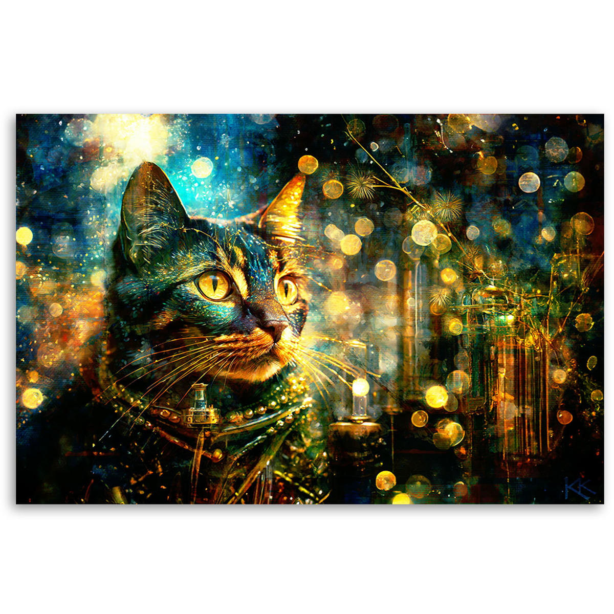 KUNSTDRUCK Lila 60/40 cm - Lila, Textil (60/40cm) - KUNSTLOFT