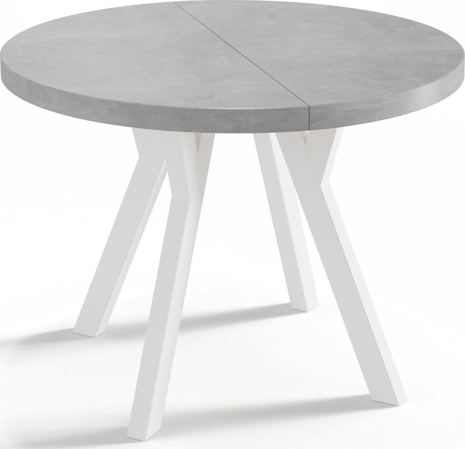 WFL Group Esstisch Hellgrau 200x76x100 cm