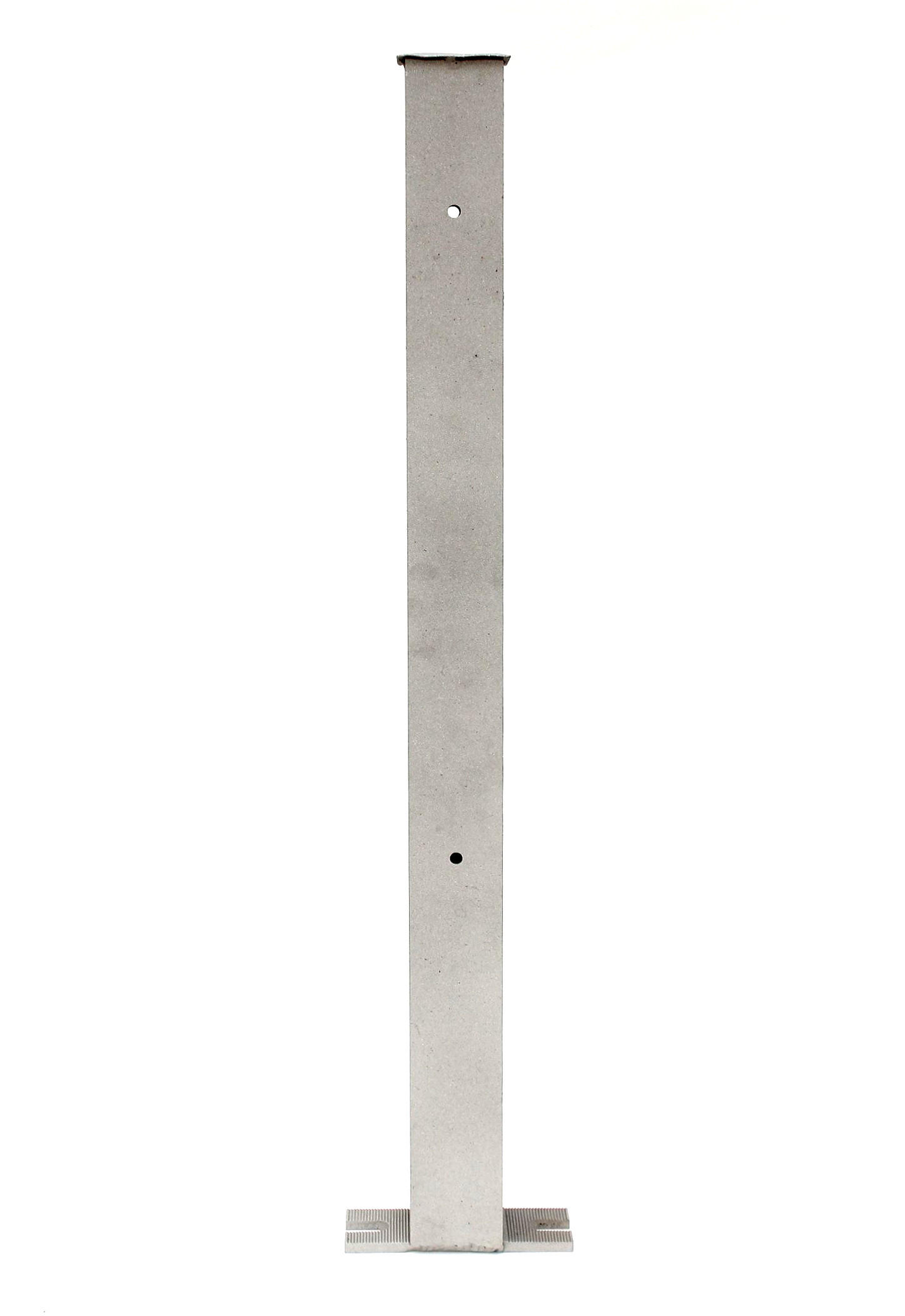 PFOSTEN aus Aluminium Gartenzaun 80 cm - Silberfarben, Metall (6/6/80cm) - DanDiBo
