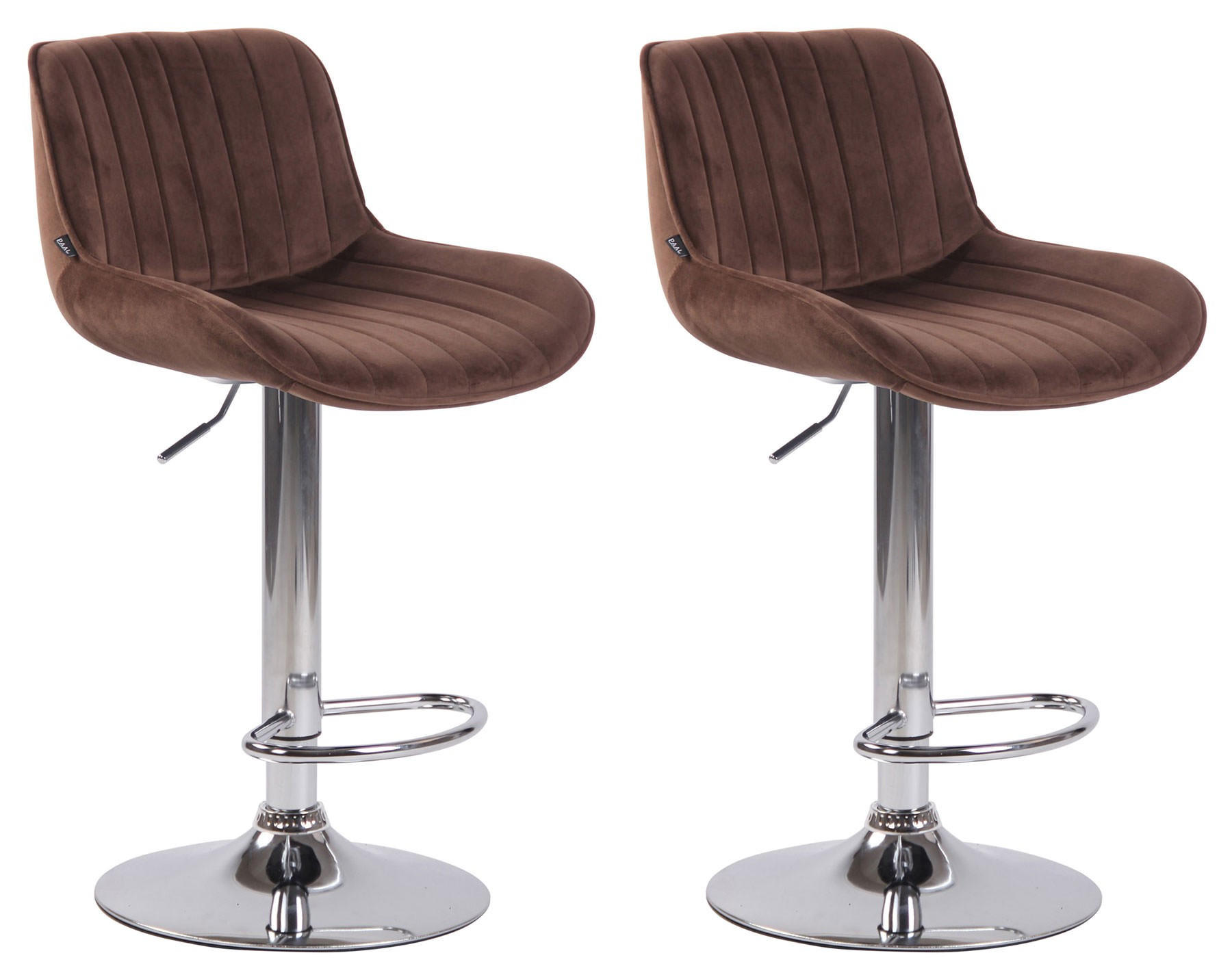 furnicato Barhocker Braun 50x86x50 cm