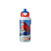 TRINKFLASCHE Campus Spiderman 400 ml - Blau/Rot, Kunststoff (0.4L) - Mepal