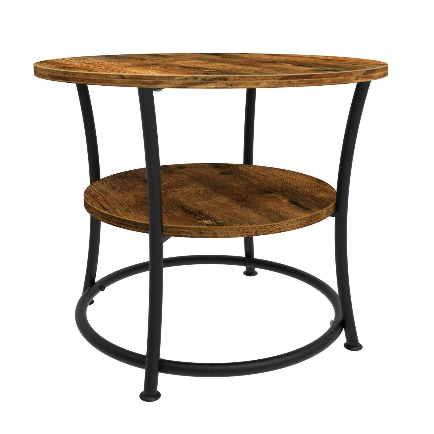 COUCHTISCH TAMY rund Braun 55/55 cm - Braun, Metall (55/55/55cm) - Coemo