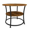 COUCHTISCH TAMY rund Braun 55/55 cm - Braun, Metall (55/55/55cm) - Coemo
