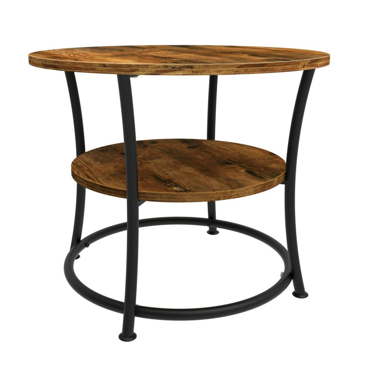 COUCHTISCH TAMY rund Braun 55/55 cm - Braun, Metall (55/55/55cm) - Coemo
