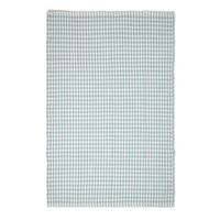 BAUMWOLLTEPPICH Vichy-Karo 60/90 cm - Blau, Textil (60/90cm) - Homescapes