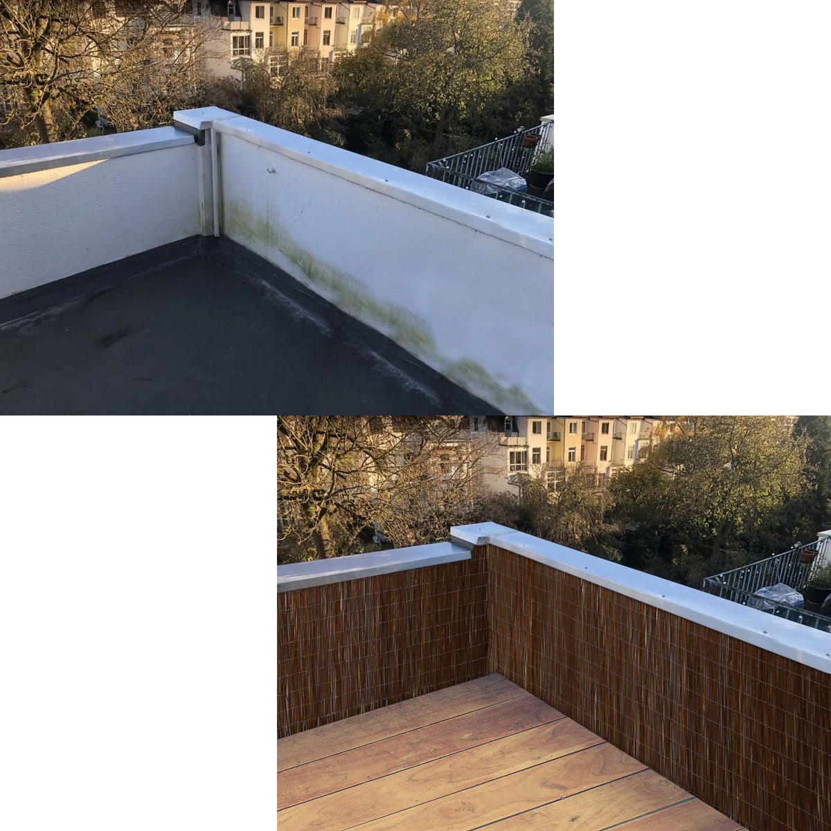 BALKON-SICHTSCHUTZ Weide, 90/300 cm, braun - Braun, Naturmaterialien (0.9/90cm) - urfence