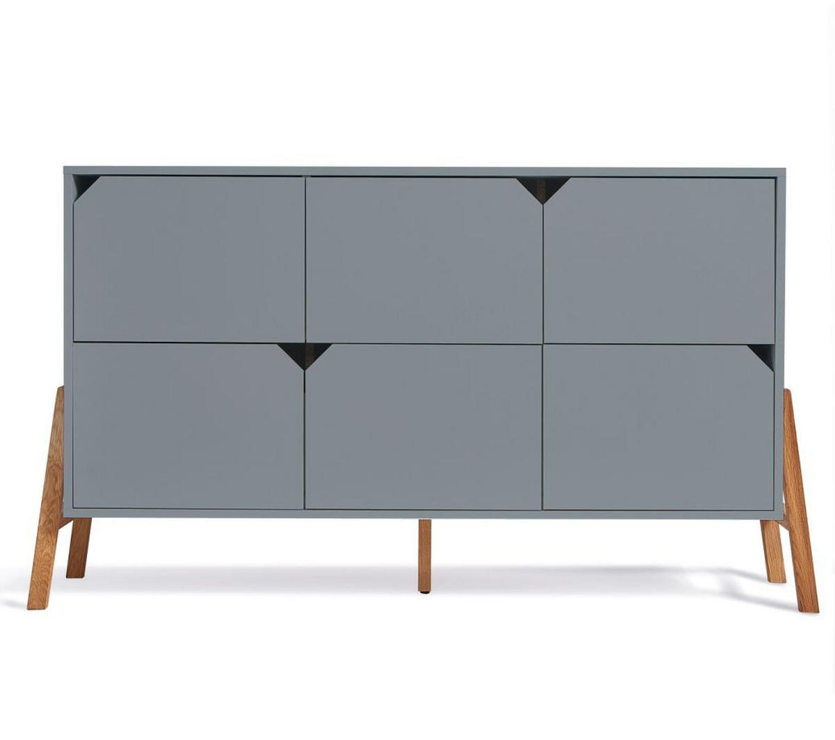 KINDERKOMMODE Lotta – rustikale Eleganz und Funktionalität Grau - Grau, Holzwerkstoff (150/85/50cm) - RAUMHIRSCH FURNITURE