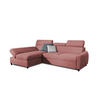 ECKSOFA Schlafsofa Anton Xs In Esito - Rosa, Holzwerkstoff/Textil (260/170cm) - Fun Möbel