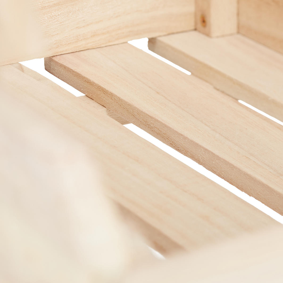 STAPPELKISTEN - Hellbraun, Holz (27.5/20/38cm) - Relaxdays