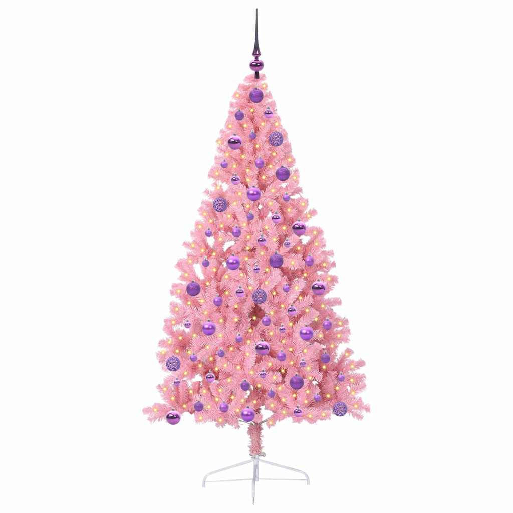 vidaXL Weihnachtsbaum Rosa 180 cm