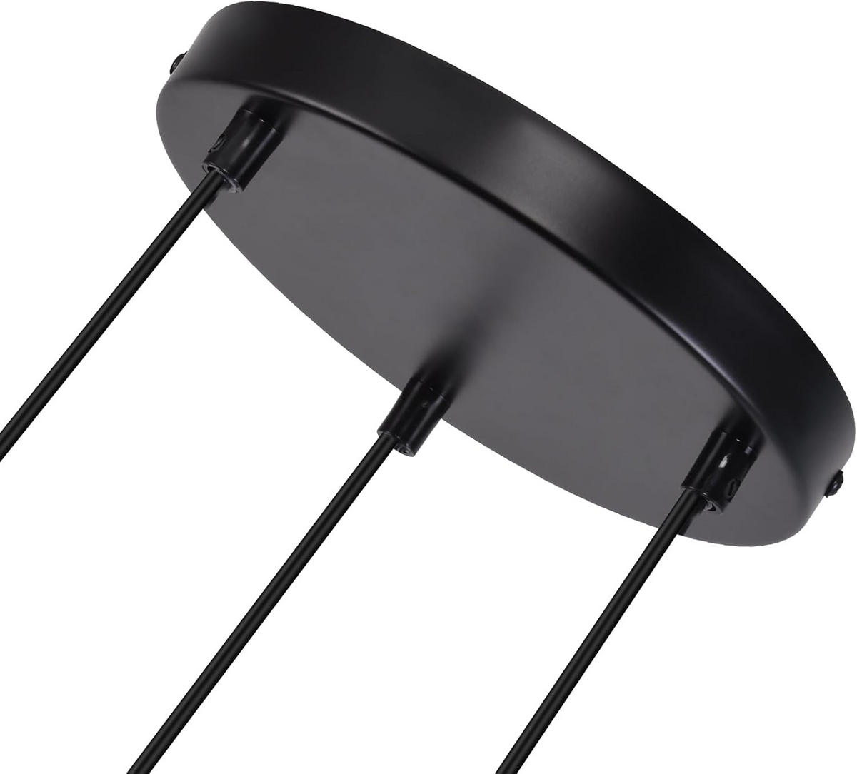 KRONLEUCHTER Flamgard 20.0/10.5/140.0 cm - Schwarz, Metall (140/20/10.5cm) - ZMH