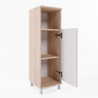MIDISCHRANK Fynn Sonoma/Weiß 30 x 95 cm - Weiß/Sonoma Eiche, Holzwerkstoff (30/95/30cm) - Vicco